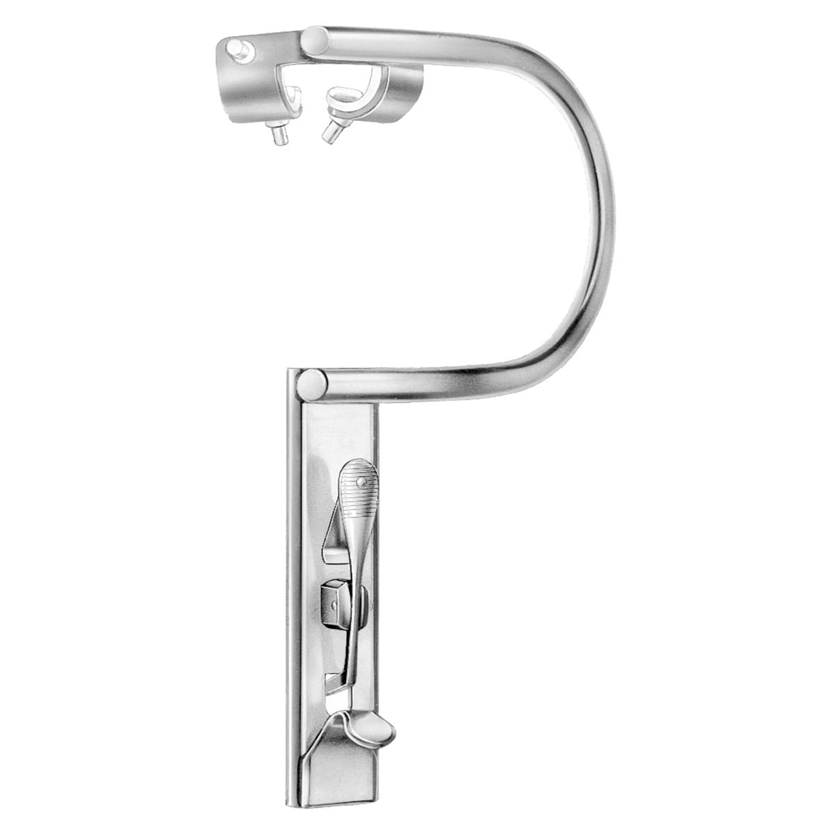 DAVIS BOYLE, Mundsperrer allein, links offen 150 x 90 mm mit auswechselbaren Silikoneinlagen St. für Erwachsene 48.310.10 – Dewimed Medizintechnik GmbH, Wangenhalter - Wundhaken