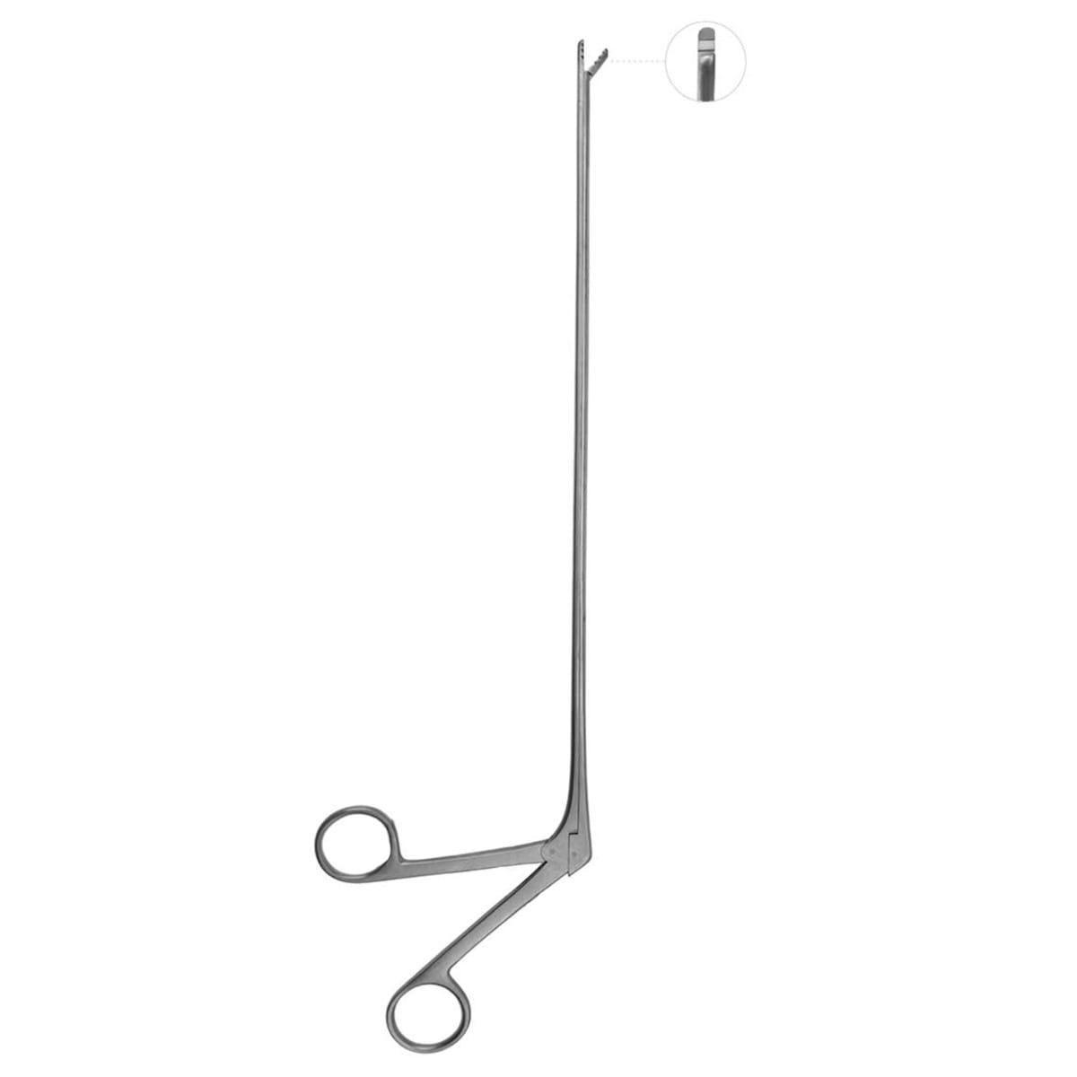 CHEVALIER JACKSON, Zange, 50 cm Fig. 3 0 x 2 Zähne 52.250.03 – Dewimed Medizintechnik GmbH, Extraktionszangen Oberkiefer