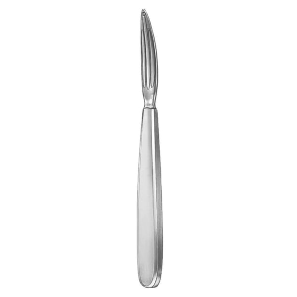 KOCHER, Kropf Sonde, 15 cm mit Loch 1 x 2 Zähne 54.503.15