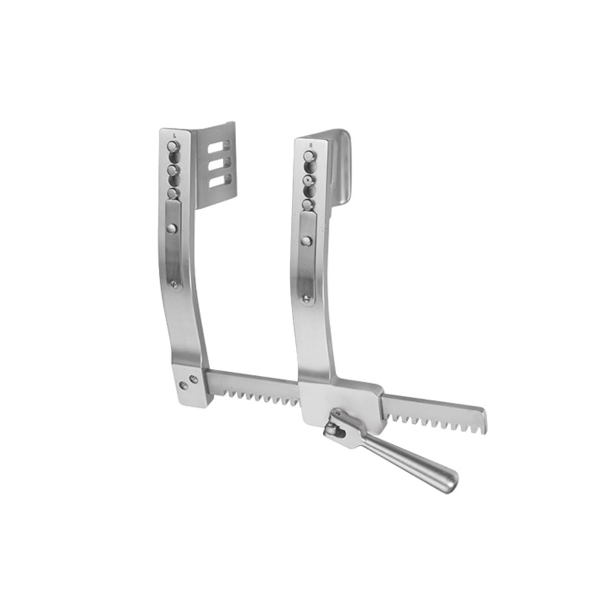 FINOCHIETTO, BURFORD ALU Sperrer, 43+63 / 61 / 300 / 200 mm mit 2 auswechsel Valven für Erwachsene 5 x 2 Zähne 56.242.30 – Dewimed Medizintechnik GmbH, Sonstige chirurgische Instrumente