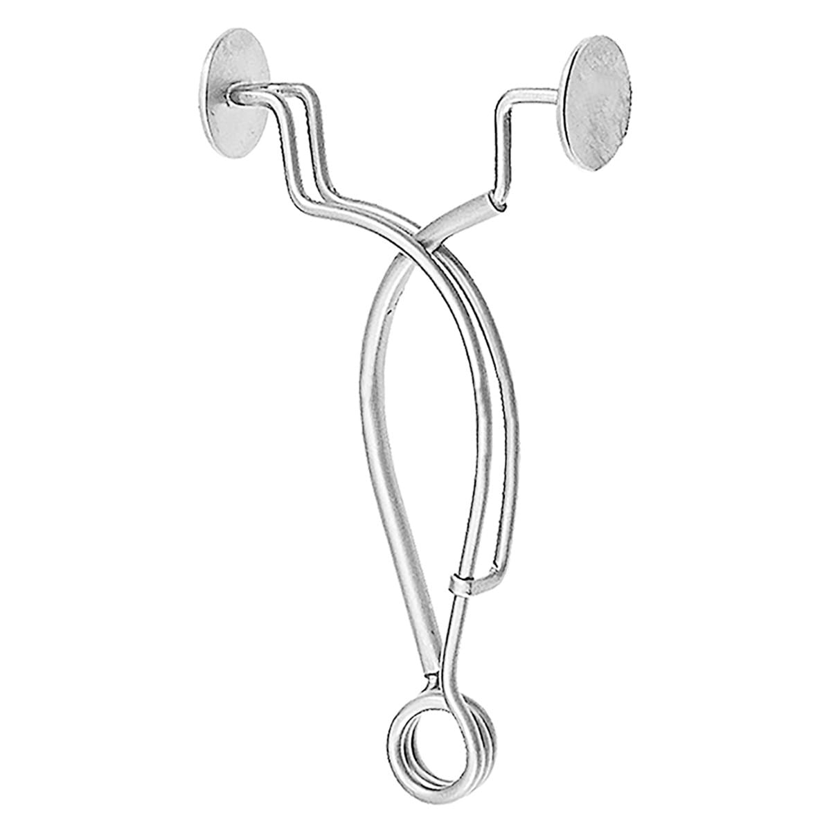 STOCKMANN, Penis Klemme, 8 cm 0 x 2 Zähne 66.175.08 – Dewimed Medizintechnik GmbH, Sonstige chirurgische Instrumente