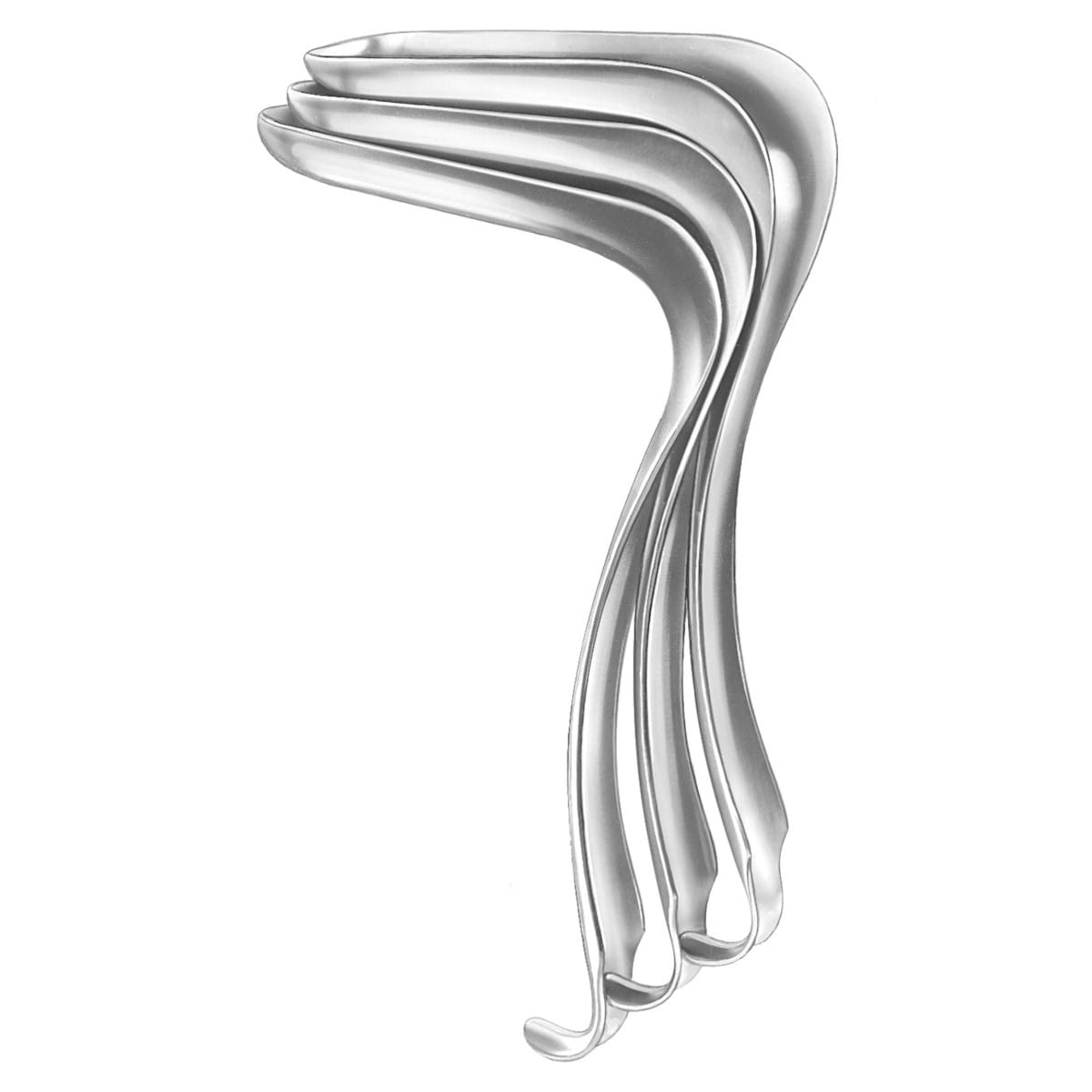 KRISTELLER, KRI Spekulum, 110 x 27 mm tiefhohl 70.241.01 – Dewimed Medizintechnik GmbH, Sonstige chirurgische Instrumente
