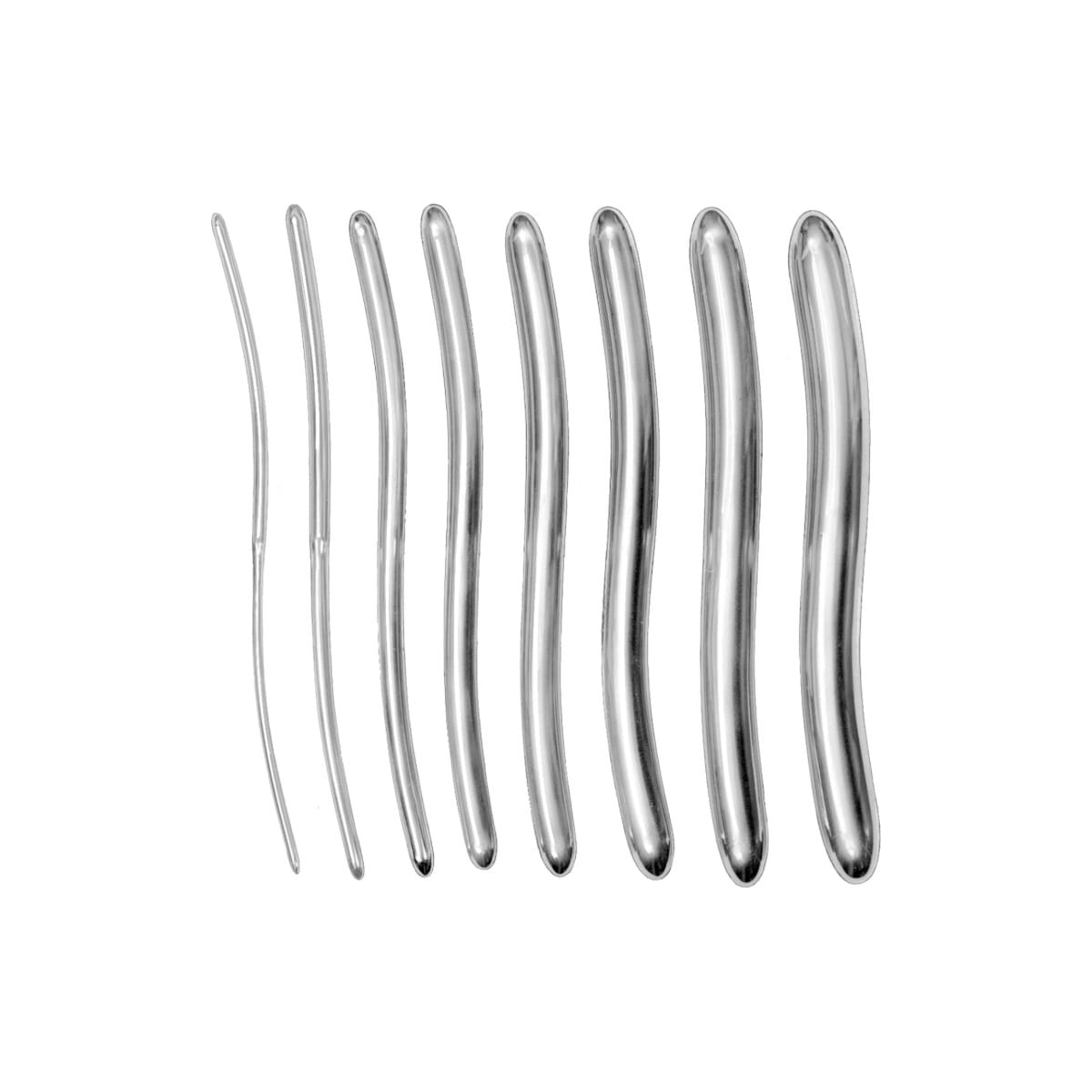 HEGAR, Dilatator doppelt, Satz= 8 Stück 70.424.08 – Dewimed Medizintechnik GmbH, Sonstige chirurgische Instrumente