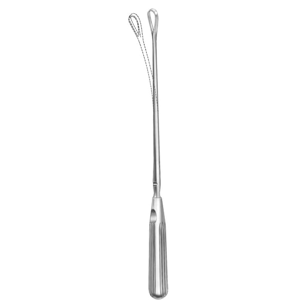 RECAMIER, Kürette biegsam, 9 mm Fig. 3 stumpf 5 x 2 Zähne 70.727.09