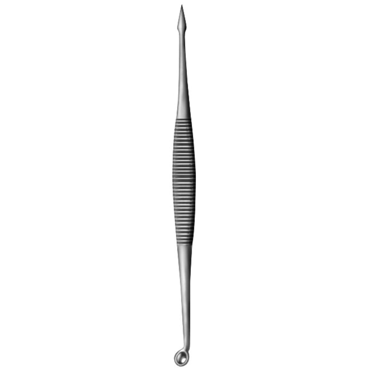 SAALFELD, Komedonenquetscher doppelt, 1 x 2 Zähne 74.121.10 – Dewimed Medizintechnik GmbH, Sonstige chirurgische Instrumente