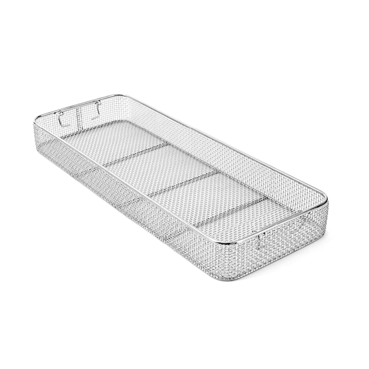 wire basket, 665 x 250 x 50 mm without lid mesh: 4×4 mm, wire: ø 1 mm 88.218.01 – Dewimed Medizintechnik GmbH, Laborbedarf und Verpackung