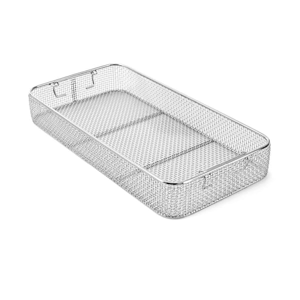wire basket, 480 x 245 x 100 mm mesh: 4×4 mm, wire: ø 1 mm without lid 88.245.30