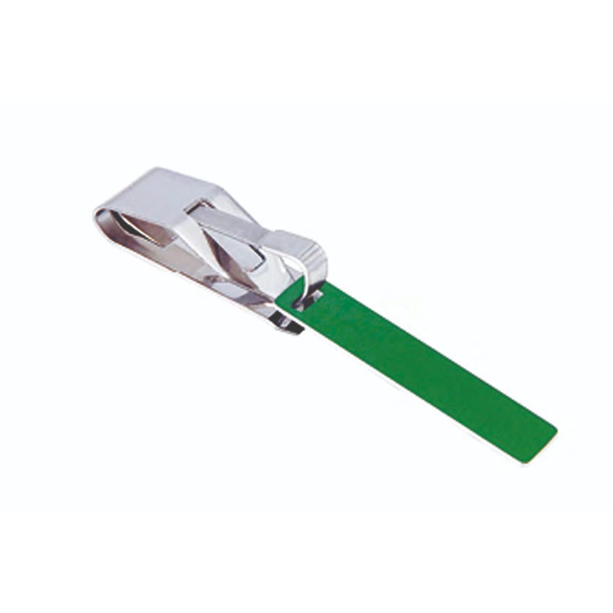 identification label, 60×15 mm green with clip 88.256.20 – Dewimed Medizintechnik GmbH, Sonstige Einmalartikel