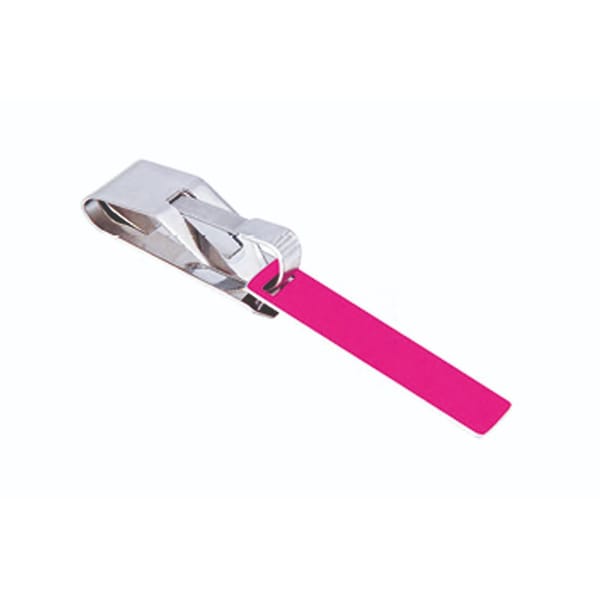 identification label, 60×15 mm purple with clip 88.256.60
