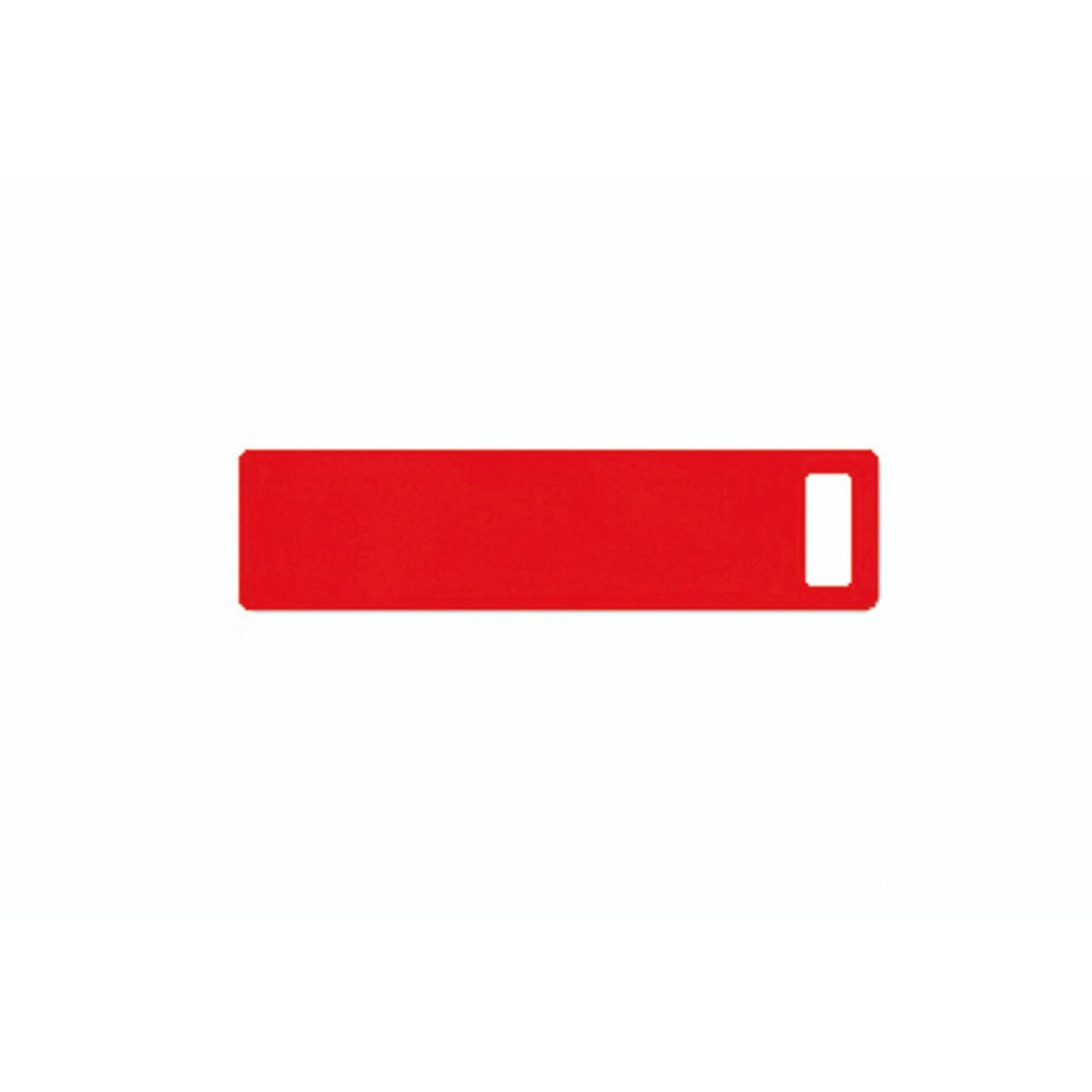 identification label, 60×15 mm red without clip 88.257.00 – Dewimed Medizintechnik GmbH, Sonstige Einmalartikel