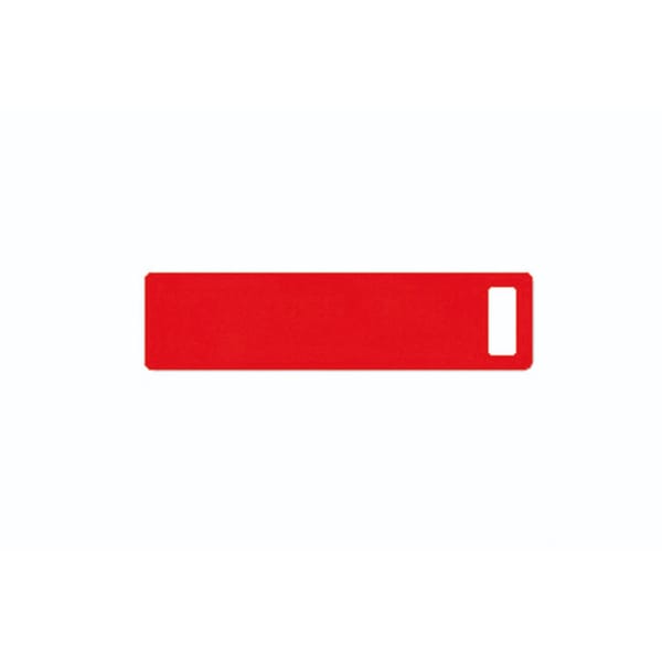 identification label, 60×15 mm red without clip 88.257.00