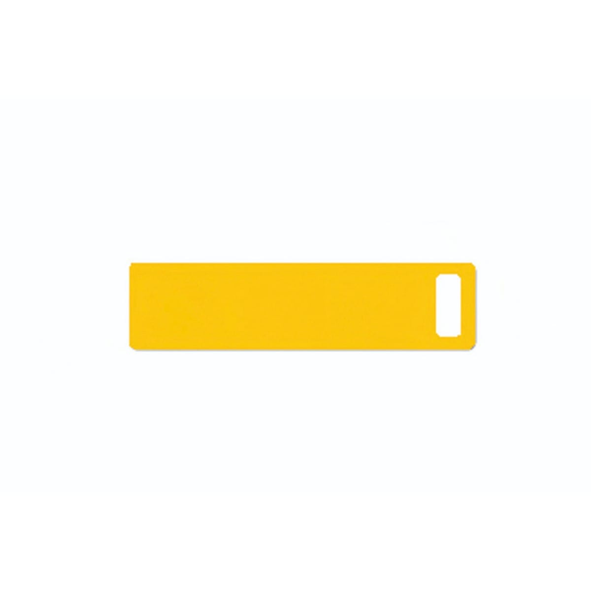 identification label, 60×15 mm yellow without clip 88.257.30 – Dewimed Medizintechnik GmbH, Sonstige Einmalartikel