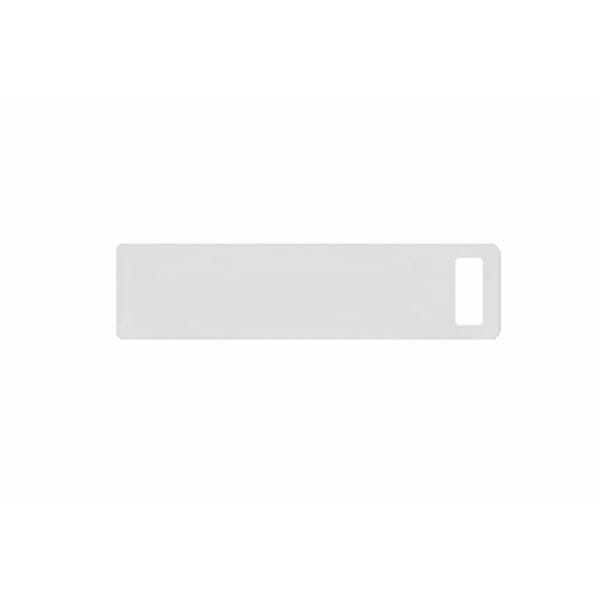 identification label, 60×15 mm grey without clip 88.257.40
