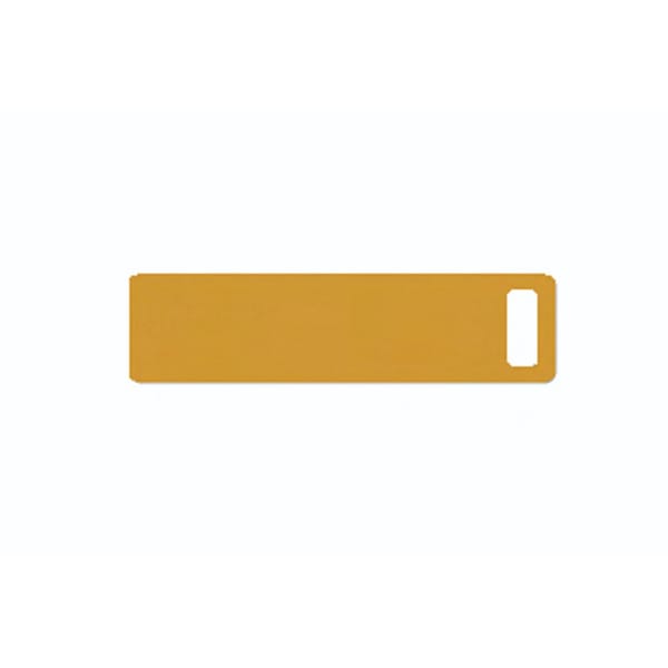 identification label, 60×15 mm bronze without clip 88.257.70