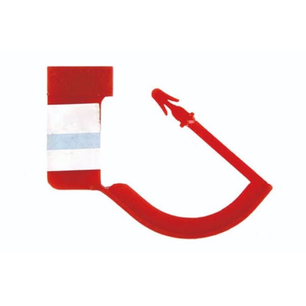 security seal, 100 pcs, red with indicator 88.266.20
