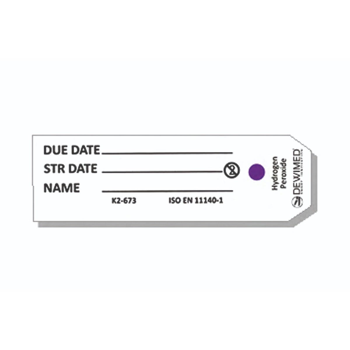 label for plasma sterilization, 100 pcs, 57 x 18 mm 88.267.30Z – Dewimed Medizintechnik GmbH, Sterilisationszubehör