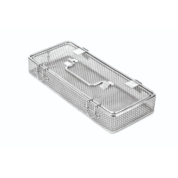 wire basket, 268 x 127 x 47 mm mesh: 2×2 mm, wire: ø 0,5 mm with lid 88.299.30
