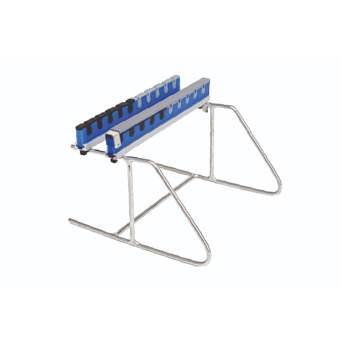 rack for kerrison, 220 x 250 x 160 mm 1 / 1 & 1 / 2 200 mm or extra long 18 mm height holds 10 instruments 88.310.94 – Dewimed Medizintechnik GmbH, Trays, Sterilcontainer und Zubehör