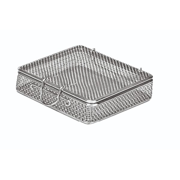 small fine mesh baskets, 40 x 40 x 20 mm mesh: 2×2 mm, wire: ø 0,5 mm with lid 88.311.01