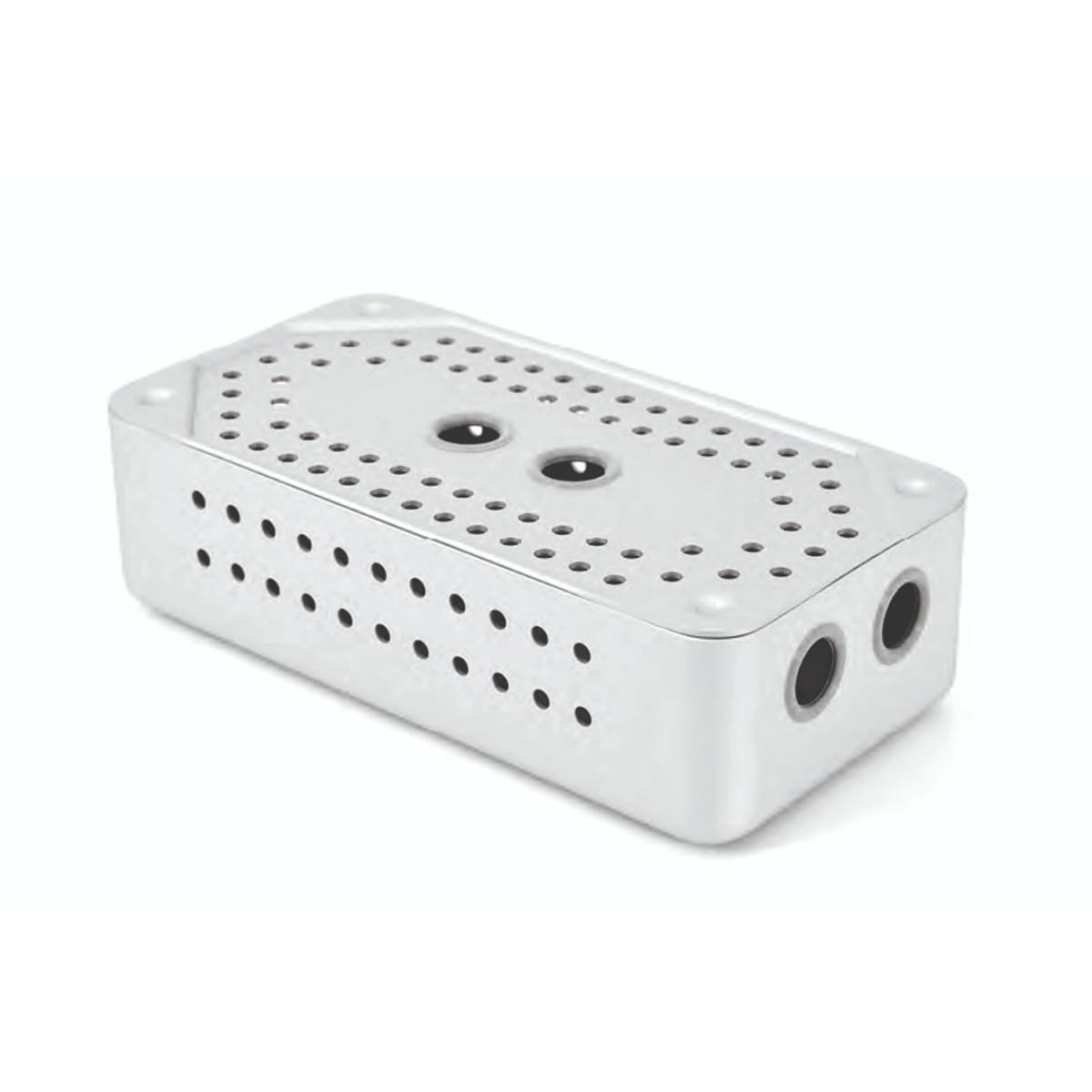 aluminium basket, 245 x 130 x 70 mm with lid 88.311.20 – Dewimed Medizintechnik GmbH, Laborbedarf und Verpackung