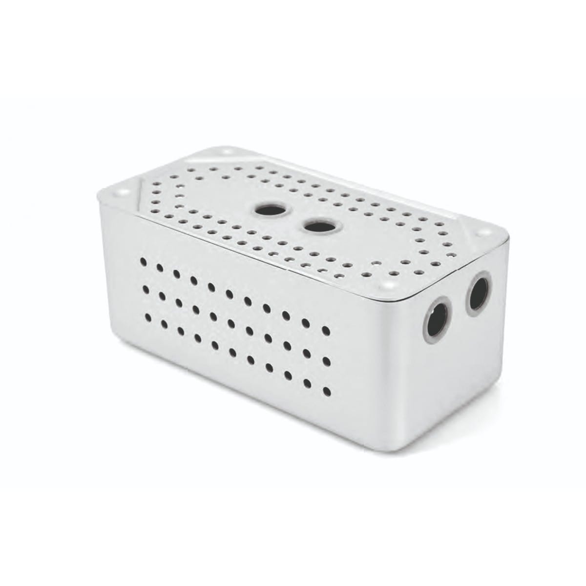 aluminium basket, 245 x 130 x 105 mm with lid 88.311.21 – Dewimed Medizintechnik GmbH, Laborbedarf und Verpackung
