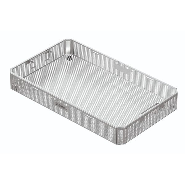 perforated stainless steel basket, 533 x 340 x 110 mm without lid 88.370.80