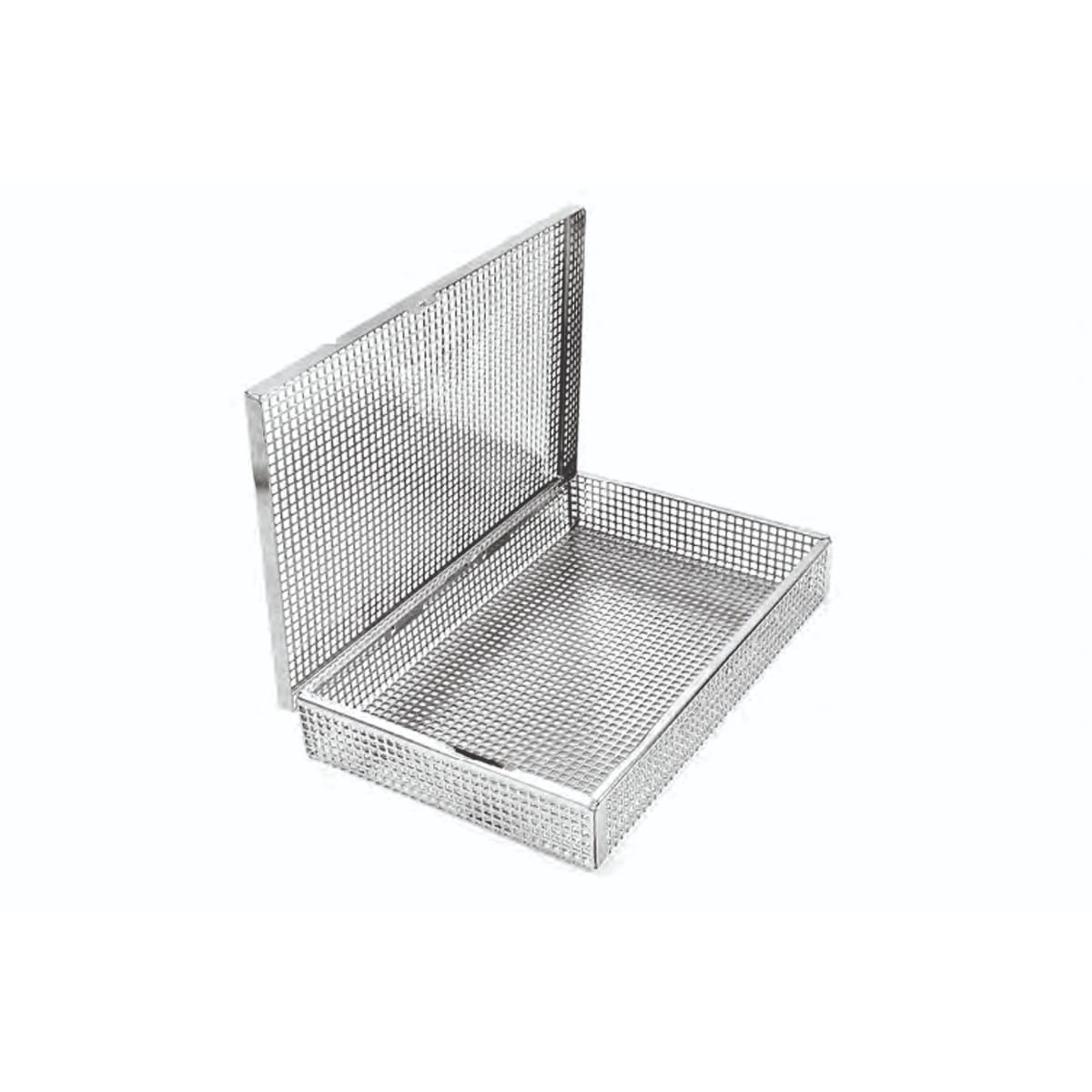 dental basket, 274 x 180 x 62 mm with lid without silicone fixation systems 88.378.20 – Dewimed Medizintechnik GmbH, Trays, Sterilcontainer und Zubehör