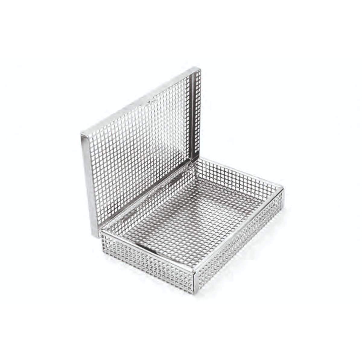 dental basket, 191 x 130 x 34 mm with lid without silicone fixation systems 88.378.60 – Dewimed Medizintechnik GmbH, Trays, Sterilcontainer und Zubehör