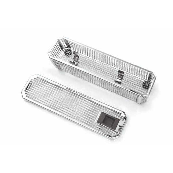 stainless steel basket with lid for k-wires, 265 x 72 x 64 mm 88.410.52