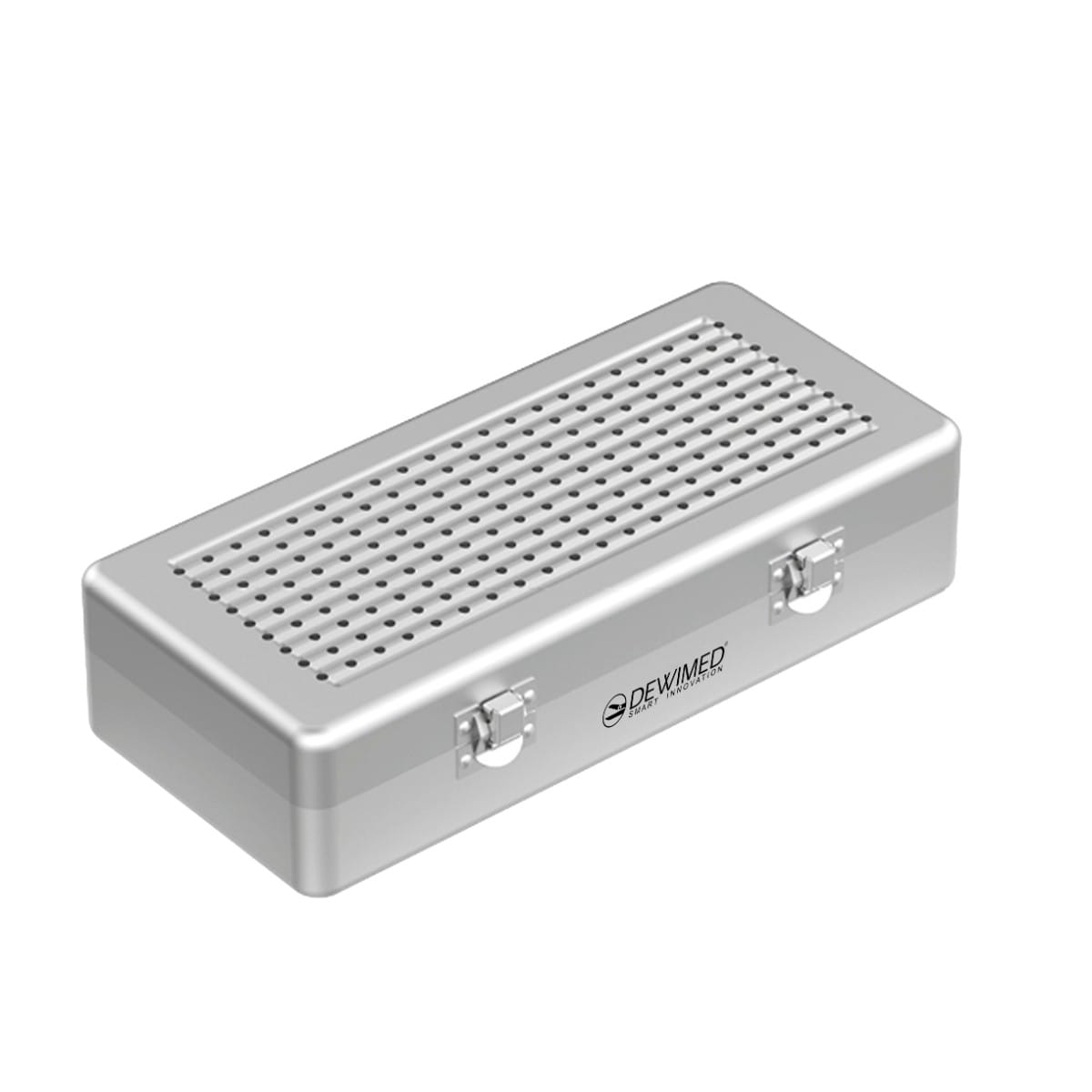 container implant model, 300 x 150 x 75 mm grey perforated bottom and perforated lid 88.502.70 – Dewimed Medizintechnik GmbH, Sonstige Zahntechnikmaterialien