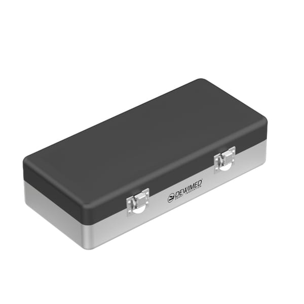 container implant model, 300 x 150 x 75 mm black non-perforated bottom and non-perforated lid 88.503.40