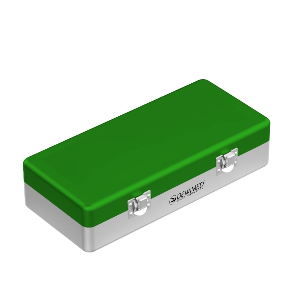 container implant model, 300 x 150 x 75 mm green non-perforated bottom and non-perforated lid 88.503.70 – Dewimed Medizintechnik GmbH, Nicht kategorisiert