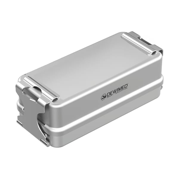 container mini implant, 160 x 72 x 57 mm grey non-perforated bottom and non-perforated lid 88.522.90