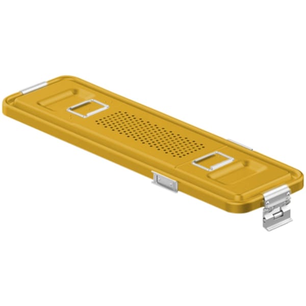 container lid yellow, 532 x 160 mm endo model perforated 88.610.01