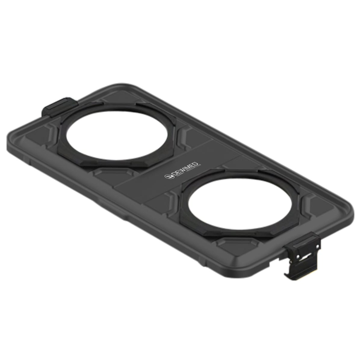 container lid black, 602 x 285 mm 1 / 1 window model 88.612.50D – Dewimed Medizintechnik GmbH, Laborbedarf und Verpackung
