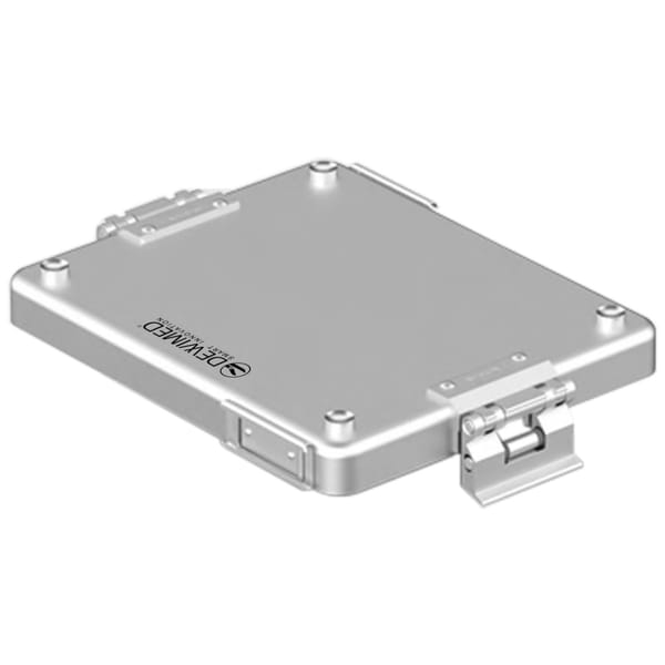 container lid grey, 232 x 174 mm 1 / 2 dental model non-perforated 88.615.80