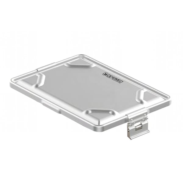 container lid grey, 365 x 255 mm large dental model non-perforated 88.616.90