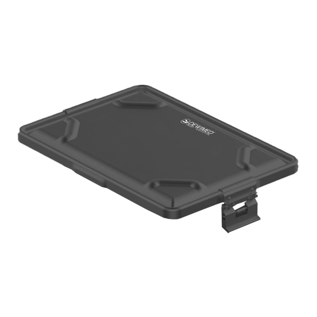 container lid black, 365 x 255 mm large dental model non-perforated 88.616.95 – Dewimed Medizintechnik GmbH, Laborbedarf und Verpackung