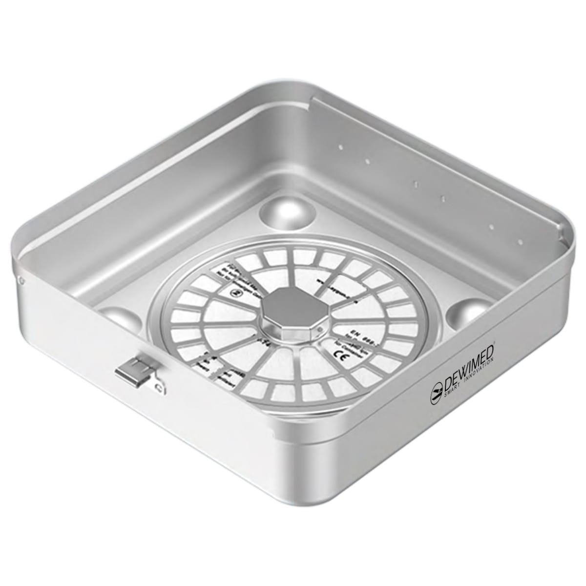 container bottom, 295 x 270 x 72 mm flat model perforated 88.617.71 – Dewimed Medizintechnik GmbH, Laborbedarf und Verpackung