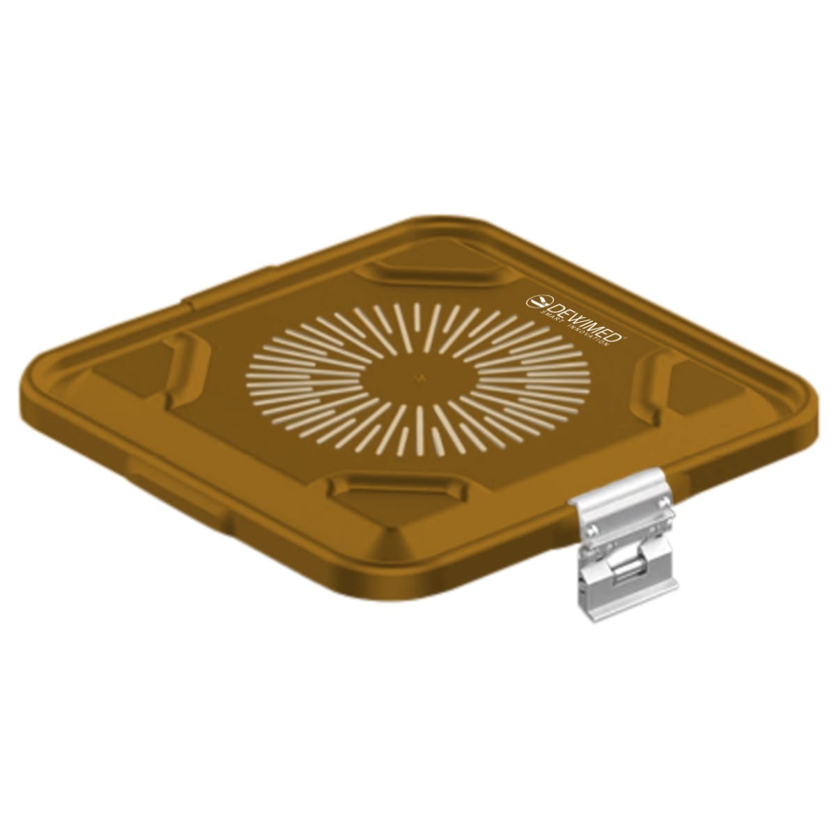 container lid bronze, 295 x 280 mm flat model perforated 88.617.87 – Dewimed Medizintechnik GmbH, Sterilisationsschläuche und -beutel