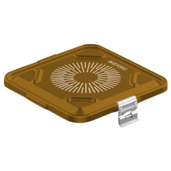 container lid bronze, 295 x 280 mm flat model perforated 88.617.87