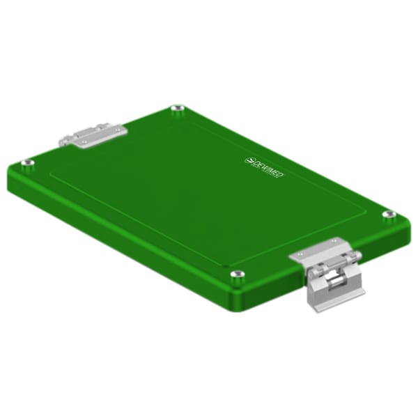 container lid green, 325 x 192 mm dental model non-perforated 88.618.72