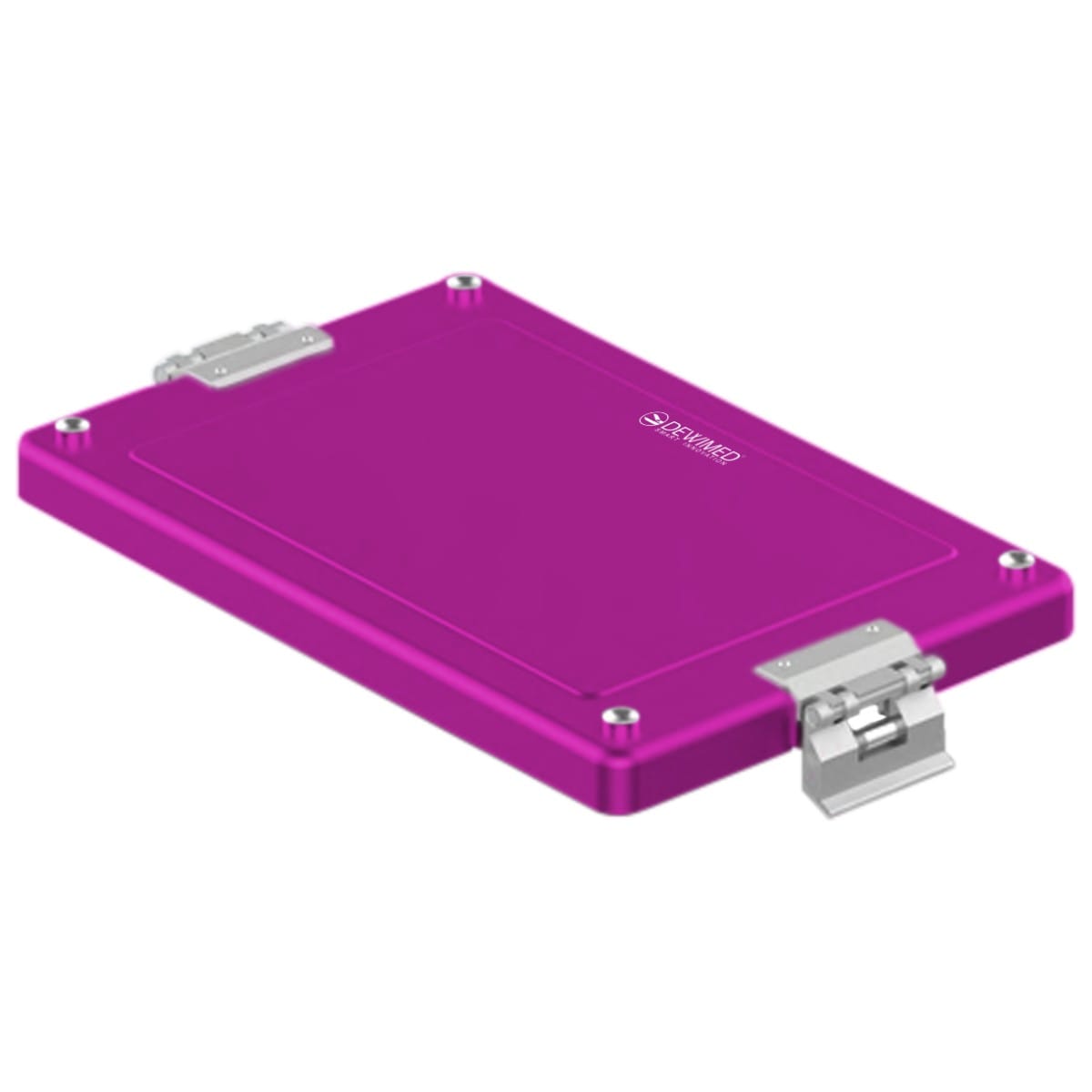 container lid purple, 325 x 192 mm dental model non-perforated 88.618.76 – Dewimed Medizintechnik GmbH, Trays, Sterilcontainer und Zubehör