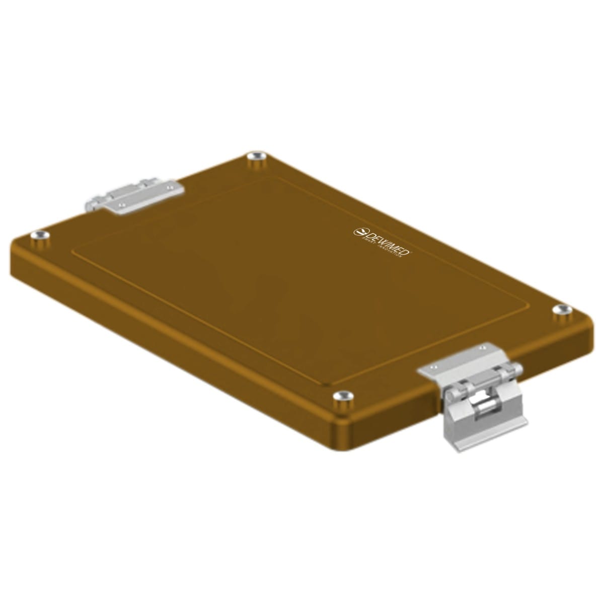 container lid bronze, 325 x 192 mm dental model non-perforated 88.618.77 – Dewimed Medizintechnik GmbH, Trays, Sterilcontainer und Zubehör
