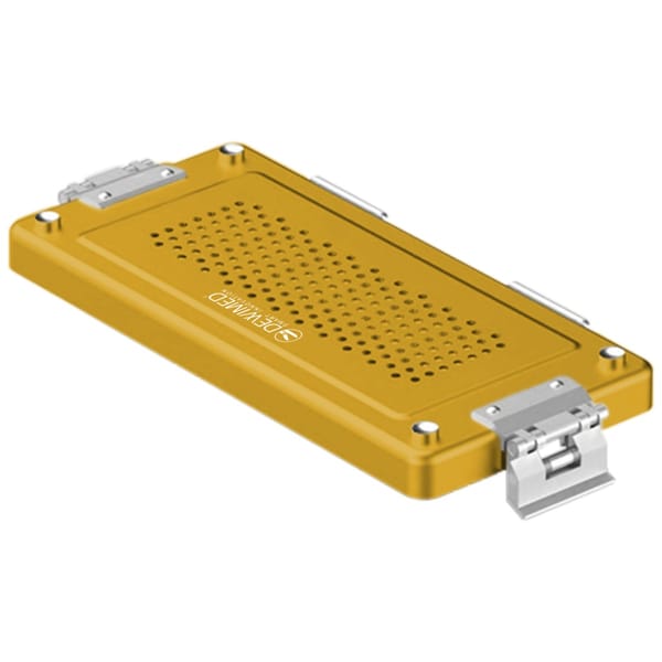 container lid yellow, 315 x 140 mm mini model perforated 88.619.71