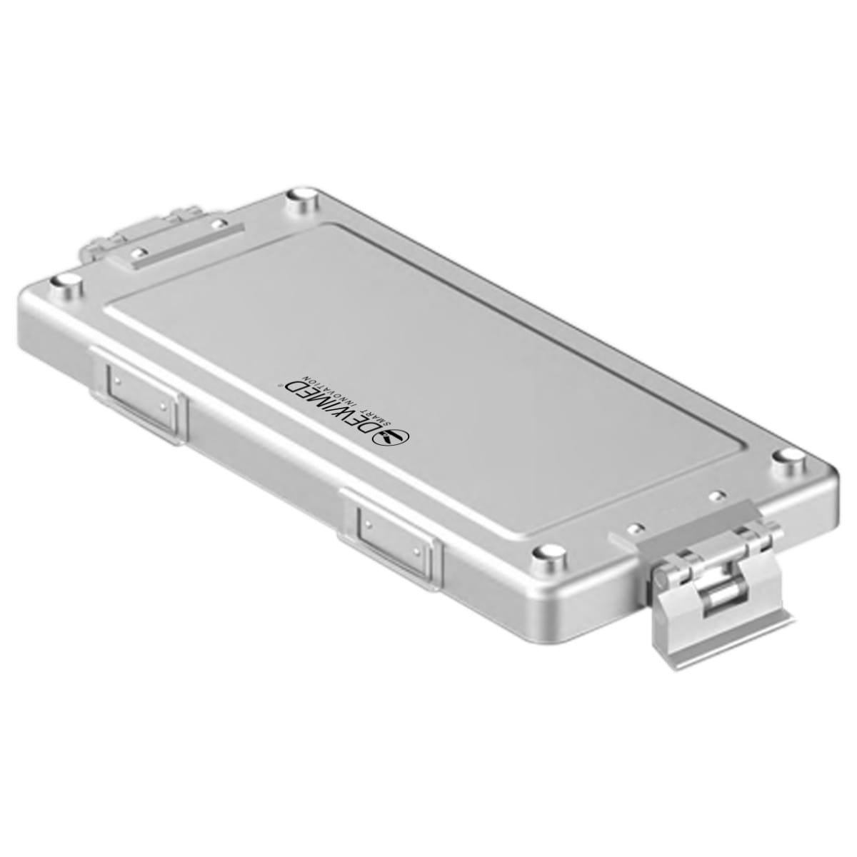 container lid grey, 315 x 140 mm mini model non-perforated 88.619.80 – Dewimed Medizintechnik GmbH, Sterilisationsschläuche und -beutel