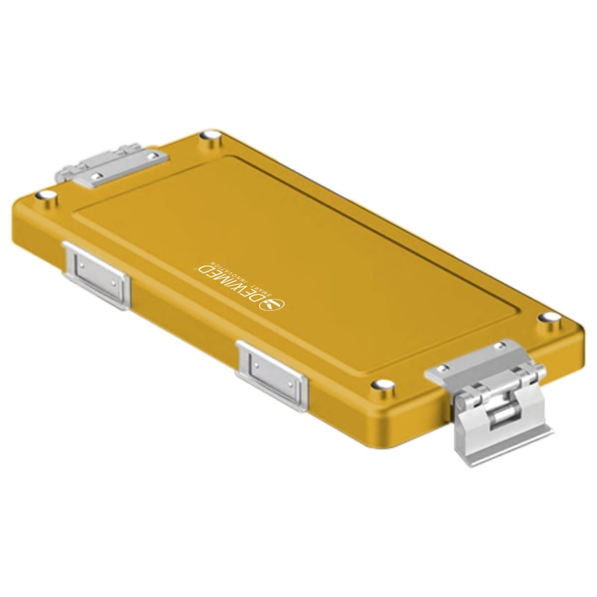 container lid yellow, 315 x 140 mm mini model non-perforated 88.619.81 – Dewimed Medizintechnik GmbH, Sterilisationsschläuche und -beutel
