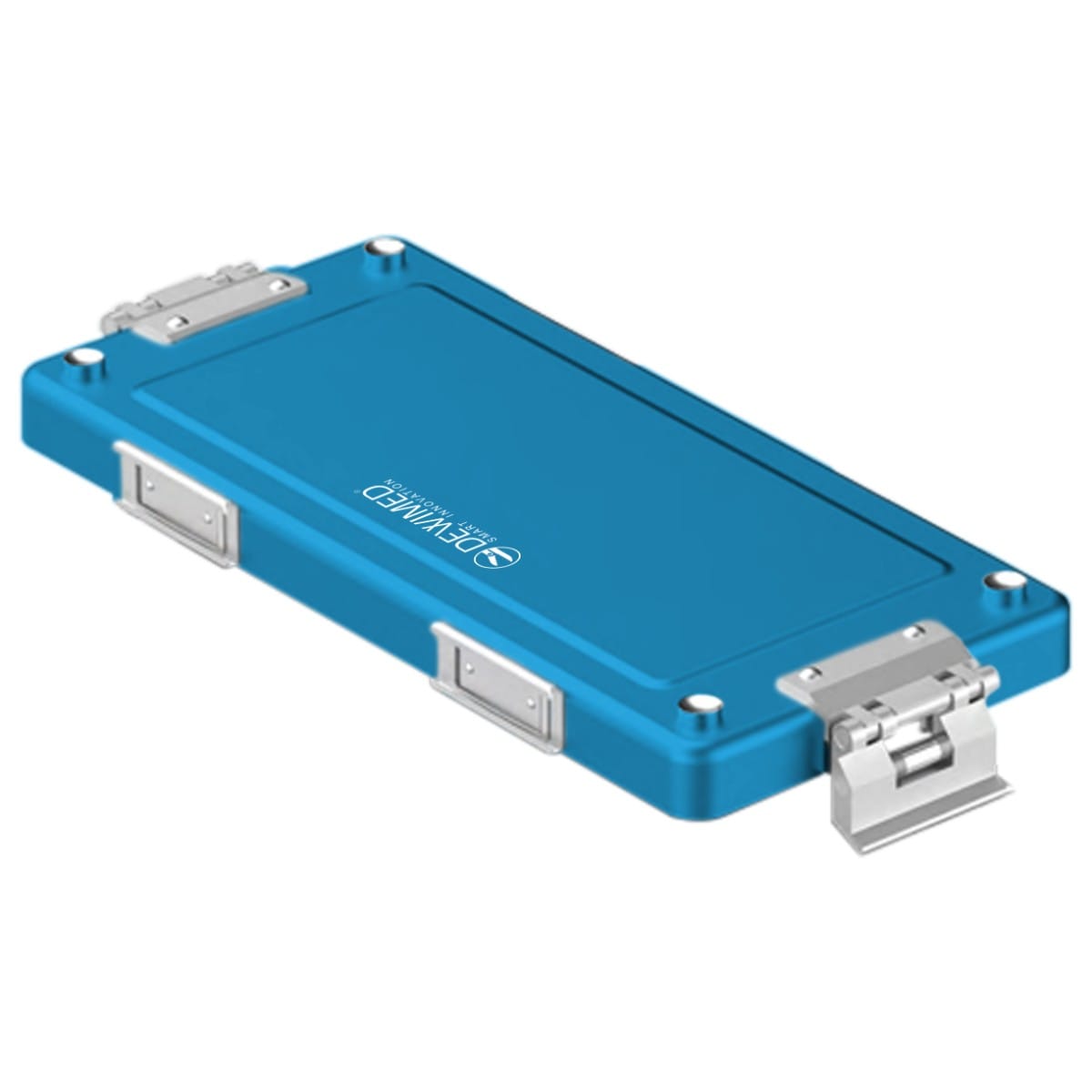 container lid blue, 315 x 140 mm mini model non-perforated 88.619.83 – Dewimed Medizintechnik GmbH, Sterilisationsschläuche und -beutel