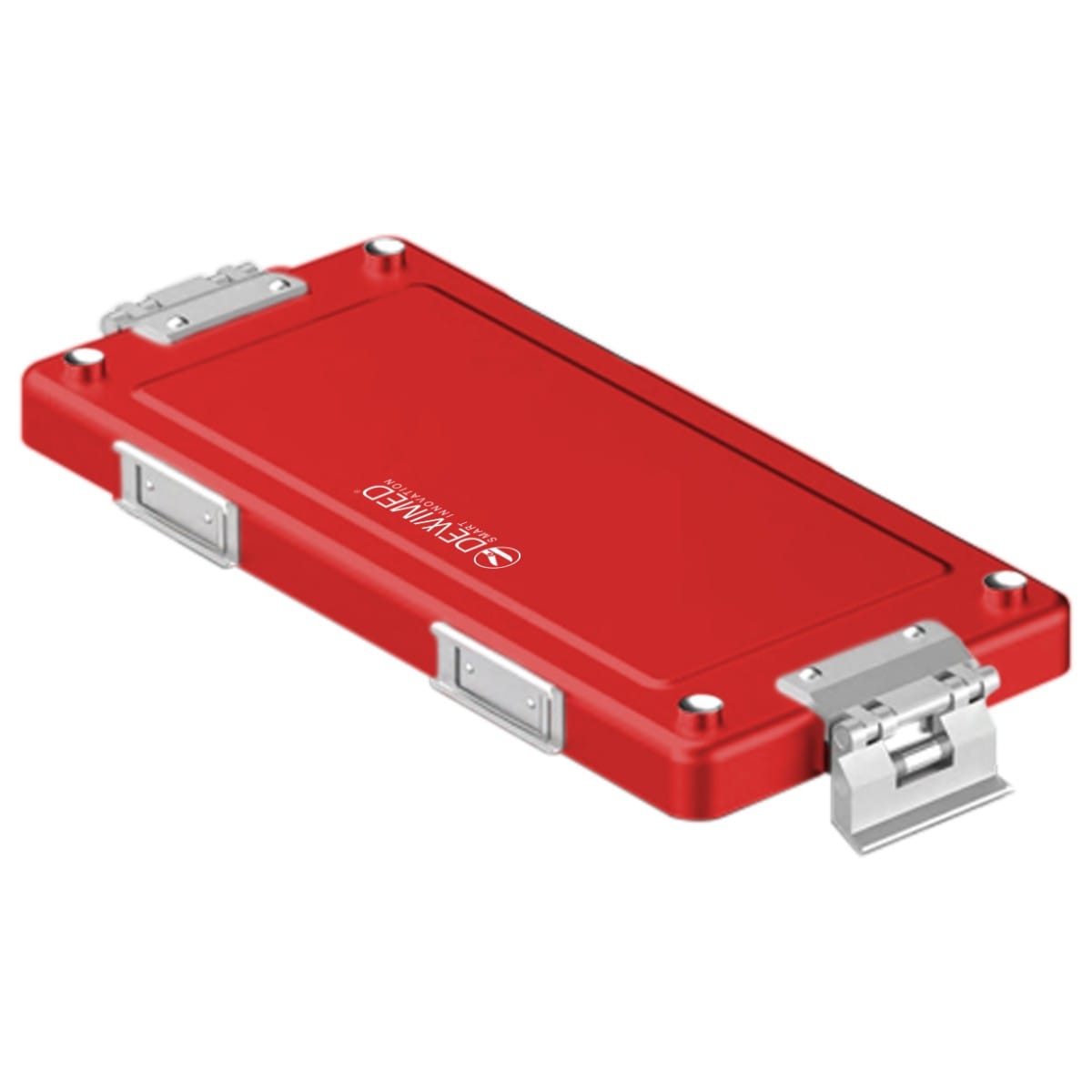 container lid red, 315 x 140 mm mini model non-perforated 88.619.84 – Dewimed Medizintechnik GmbH, Sterilisationsschläuche und -beutel