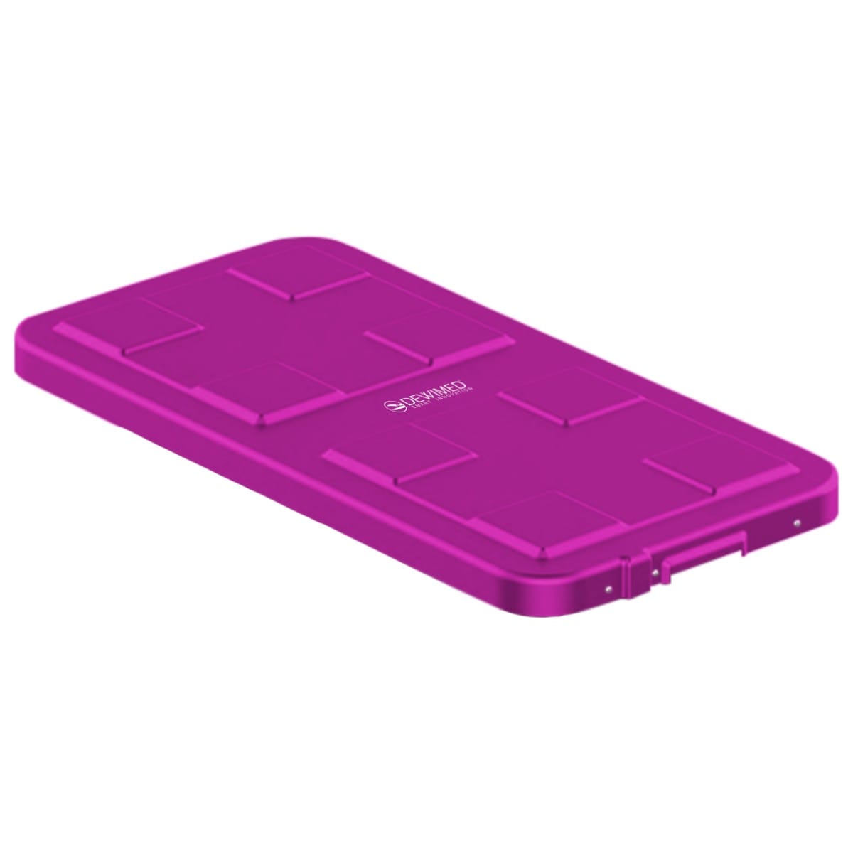 container safety lid purple, 606 x 288 mm 1 / 1 standard model 88.623.60 – Dewimed Medizintechnik GmbH, Trays, Sterilcontainer und Zubehör